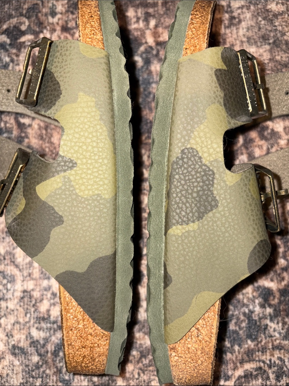 Birkenstock Olive Camo Arizona sandals - 38 - Picture 8 of 10